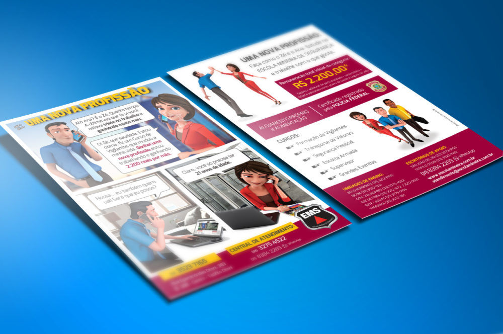 flyer ems novelinha e