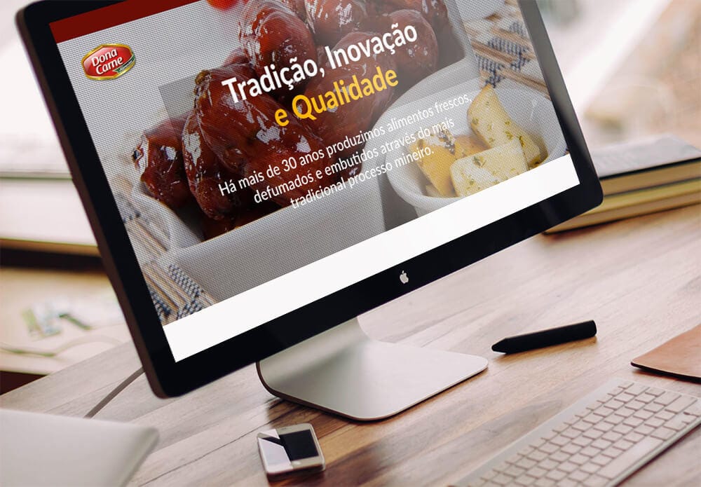 Website Dona Carne Alimentos